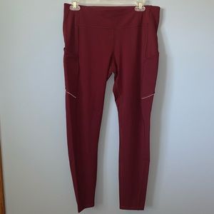 Lululemon speed up tight deep rouge